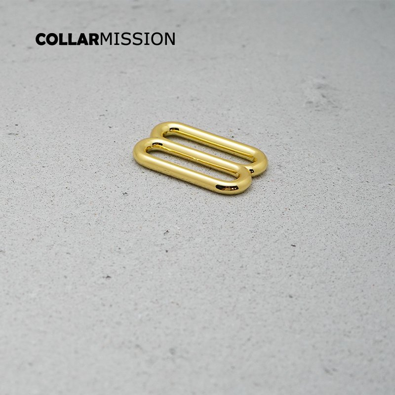 DIY dog collar For 30mm adjustable buckle loop Adjust Clasp Webbing Slider Buckle metal slider yellow gold BZK30HJ - Image 2