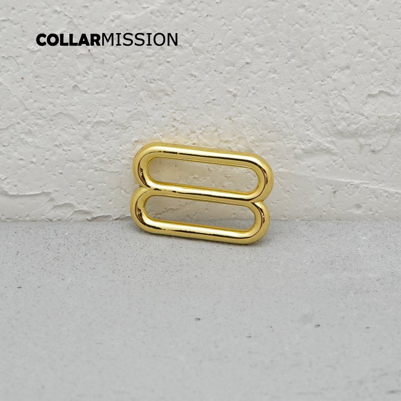 DIY dog collar For 30mm adjustable buckle loop Adjust Clasp Webbing Slider Buckle metal slider yellow gold BZK30HJ - Image 4