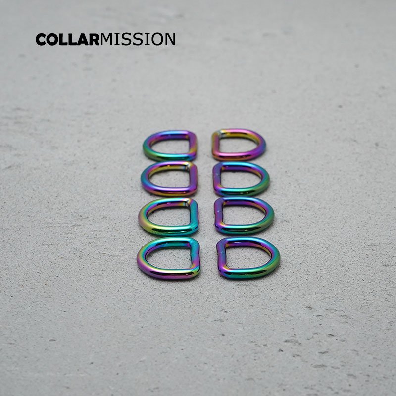 Retailing Metal Non-Welded Adjustable D Rings For Backpacks Straps shoes Bags Dog Collar Dee Buckles DIY Accessorie 15mm DK15CH - Image 5