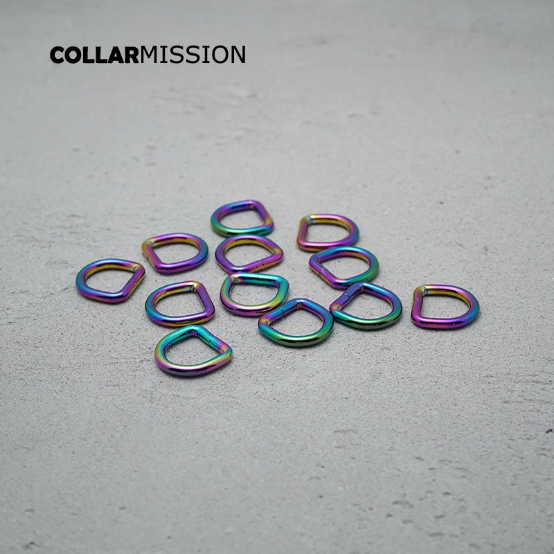 Retailing Metal Non-Welded Adjustable D Rings For Backpacks Straps shoes Bags Dog Collar Dee Buckles DIY Accessorie 15mm DK15CH - Image 7