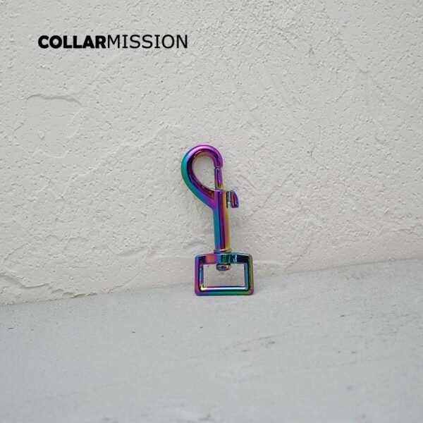 20mm Rainbow metal hook buckle can be twisted and adjusted for hand bag with backpack and dog collar parts PK20CH