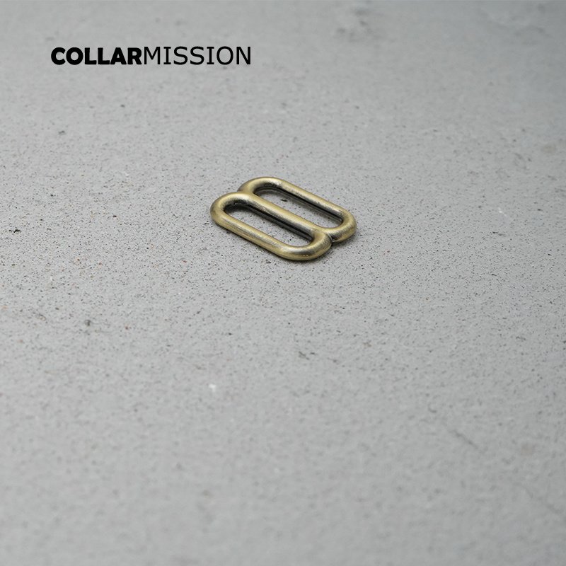 20mm adjustable buckle loop for dog collar harness backpack strap accessory bronze BZK20QT - Image 4