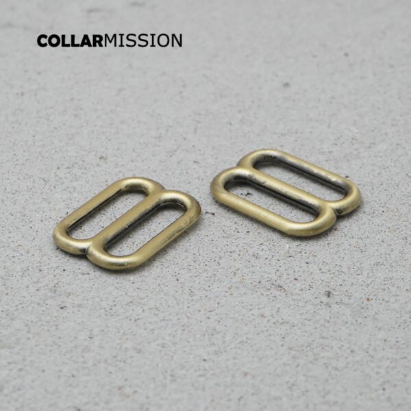 20mm adjustable buckle loop for dog collar harness backpack strap accessory bronze BZK20QT