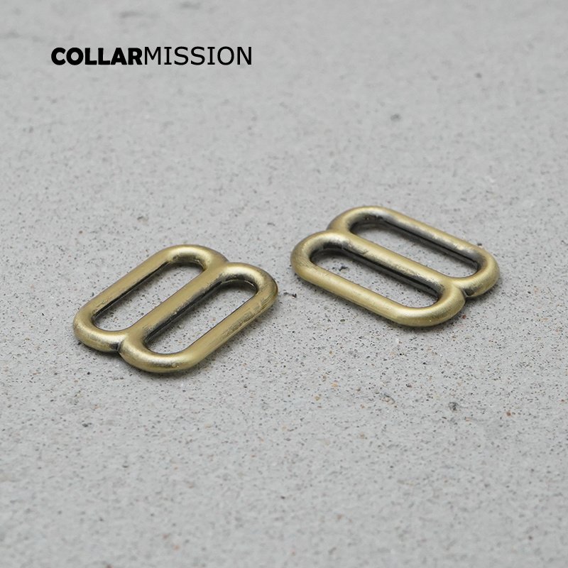 20mm adjustable buckle loop for dog collar harness backpack strap accessory bronze BZK20QT