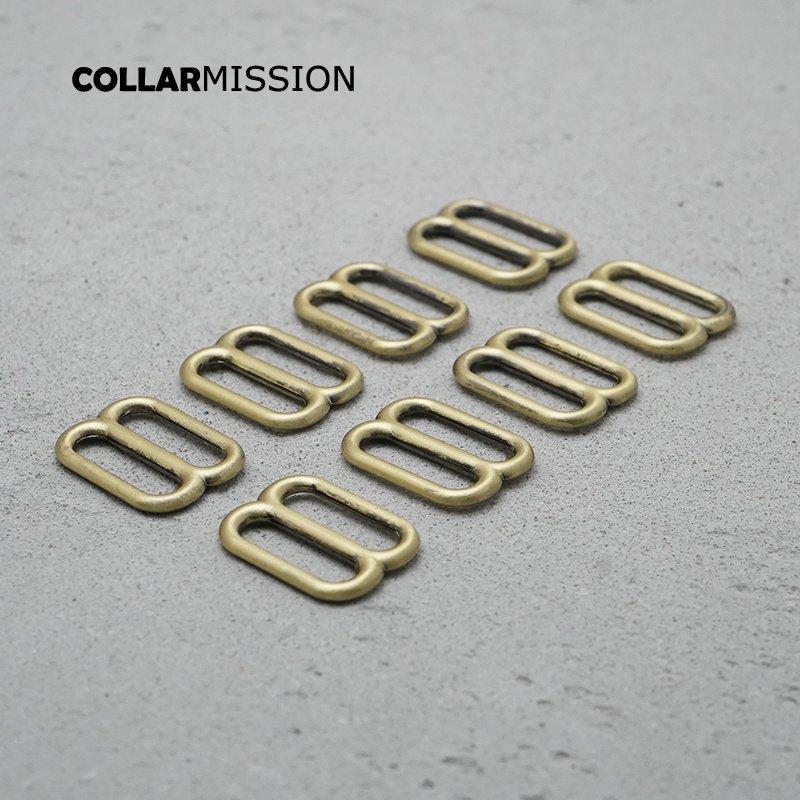 20mm adjustable buckle loop for dog collar harness backpack strap accessory bronze BZK20QT - Image 7