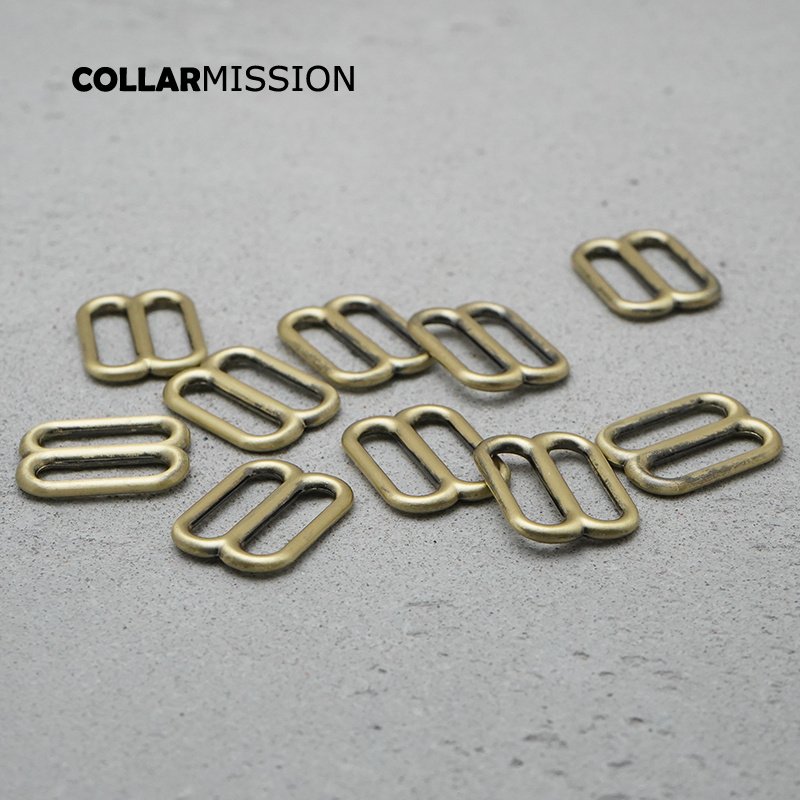 20mm adjustable buckle loop for dog collar harness backpack strap accessory bronze BZK20QT - Image 8