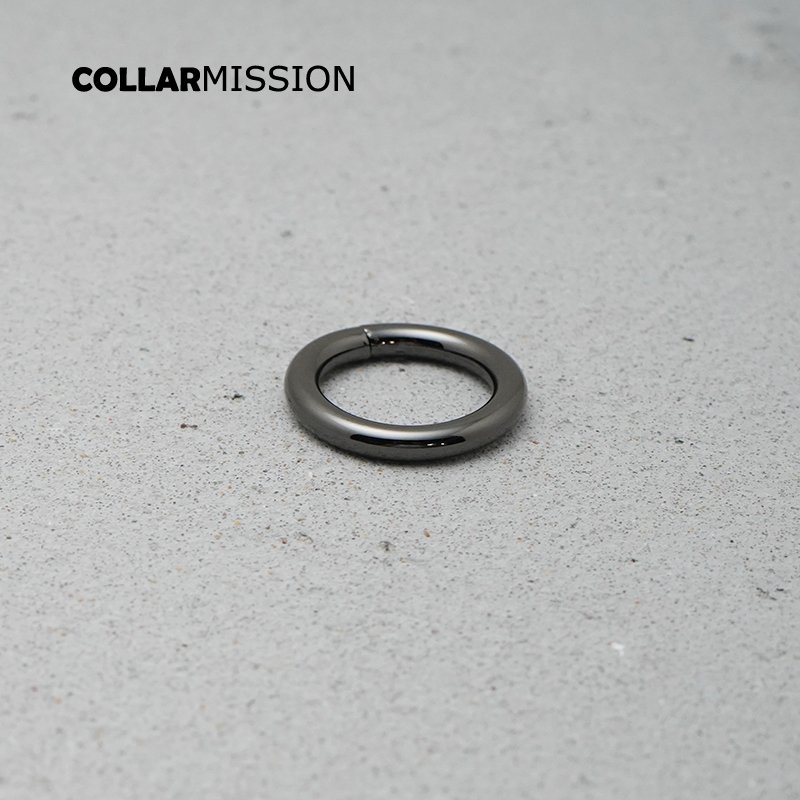 20mm adjustable ring buckle durable hardware for leather belt bag handbag bag DIY dog collar accessories gun black YH20QH - Image 2