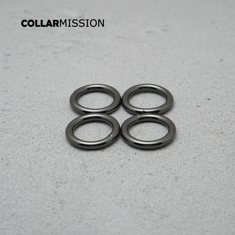 20mm adjustable ring buckle durable hardware for leather belt bag handbag bag DIY dog collar accessories gun black YH20QH - Image 4