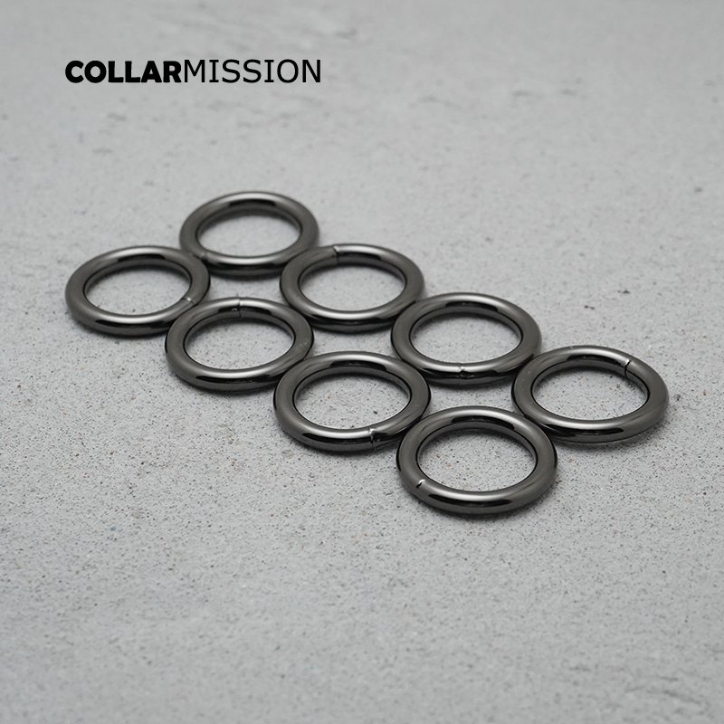 20mm adjustable ring buckle durable hardware for leather belt bag handbag bag DIY dog collar accessories gun black YH20QH - Image 5