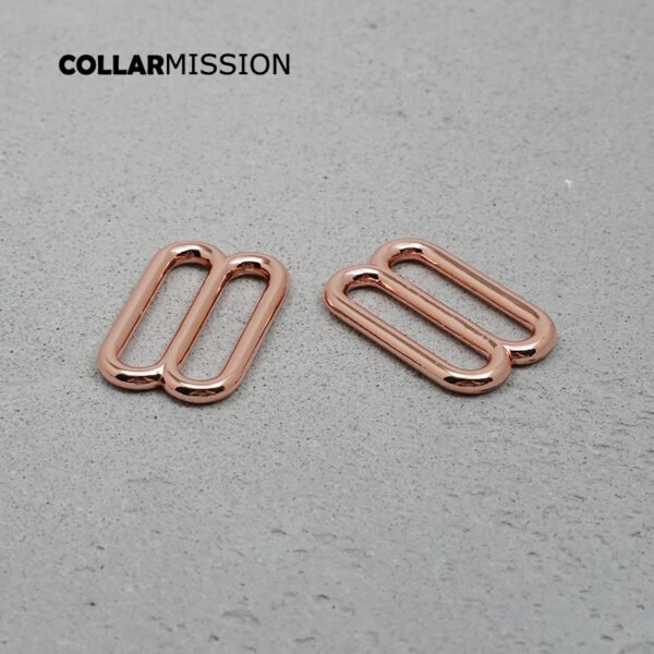 DIY dog collar For 30mm adjustable buckle loop for dog collar harness backpack strap accessory rose gold BZK30M