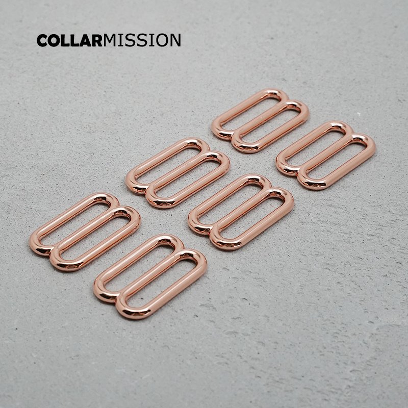 DIY dog collar For 30mm adjustable buckle loop for dog collar harness backpack strap accessory rose gold BZK30M - Image 6