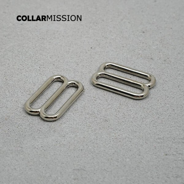 DIY dog collar For 30mm adjustable buckle loop for dog collar harness backpack strap accessory silver BZK30Y