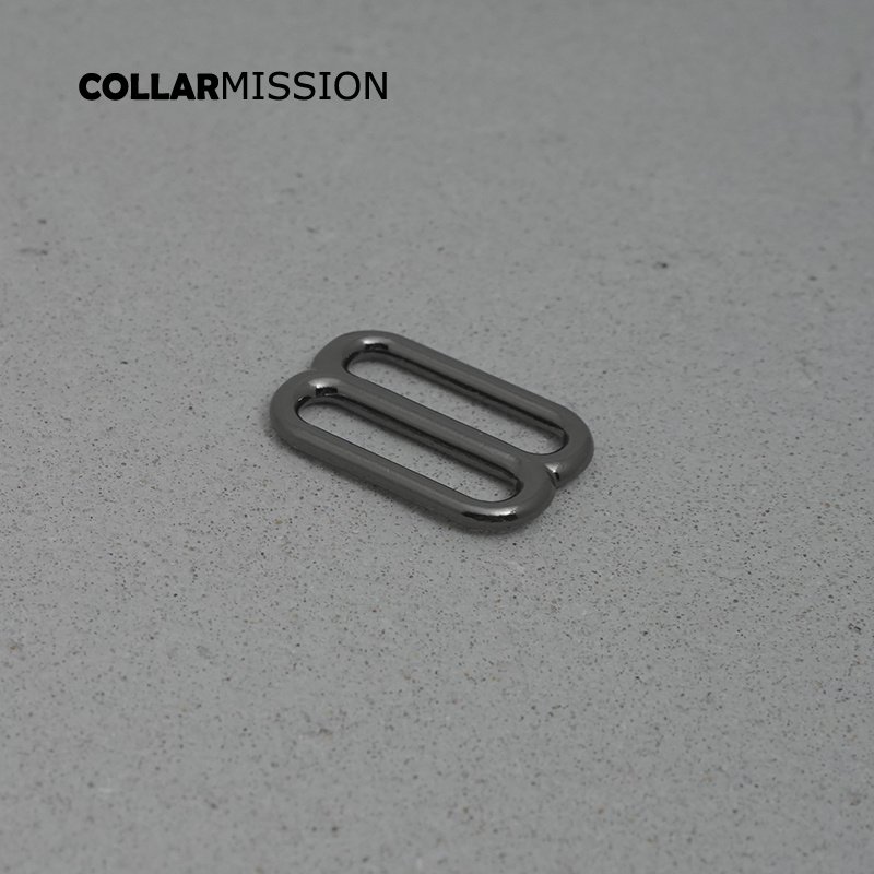 25mm metal adjustable slide buckle black hardware for handmade dog cat necklace collars Belts Bags durable adjuster BZK25QH - Image 2