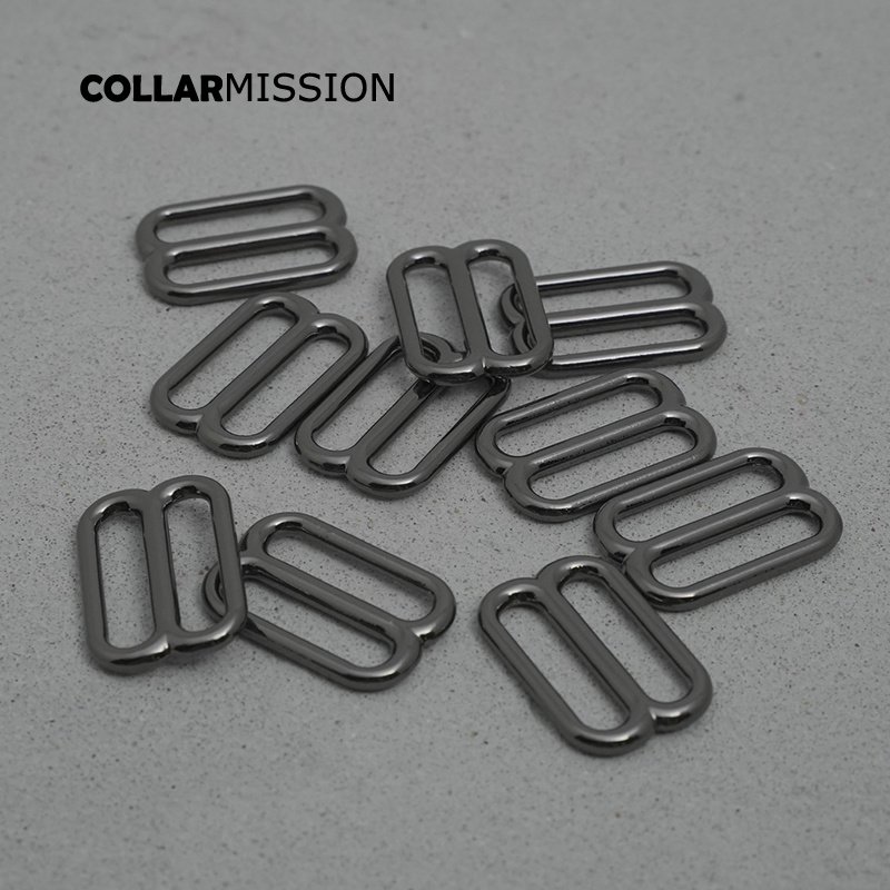 25mm metal adjustable slide buckle black hardware for handmade dog cat necklace collars Belts Bags durable adjuster BZK25QH - Image 8