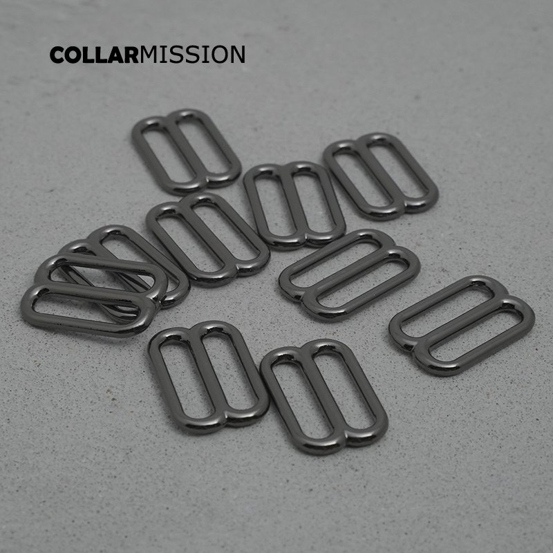 25mm metal adjustable slide buckle black hardware for handmade dog cat necklace collars Belts Bags durable adjuster BZK25QH - Image 9