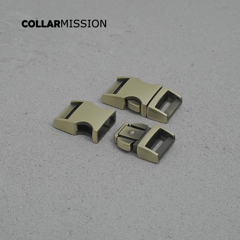 Retailing metal side release curved copper buckles for paracord security lock pet collars DIY accessories Zinc Alloy CK15QT02 - Image 3
