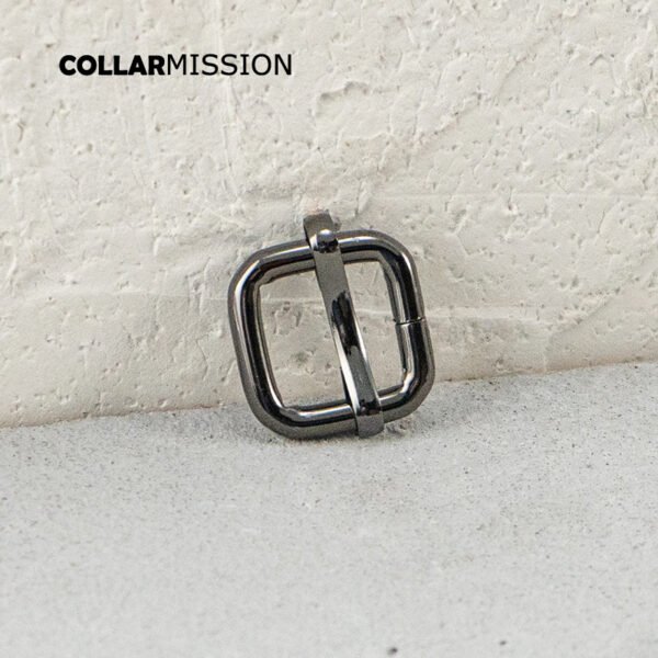 15mm durable hardware metal buckle adjustable accessories for hand bag with DIY dog collar parts gun black LXK15QH