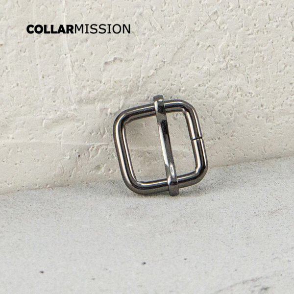 20mm gun black metal zinc alloy roller needle adjusting buckle suitable for outdoor luggage with dog LXK20QH