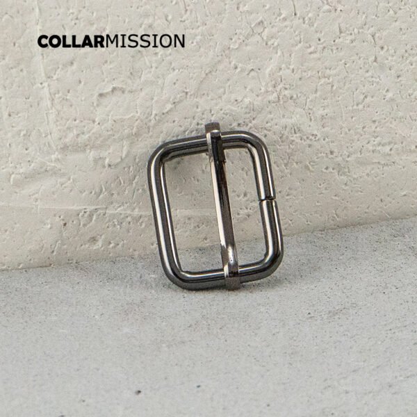 25mm durable hardware metal buckle adjustable accessories for hand bag with DIY dog collar parts gun black LXK25QH
