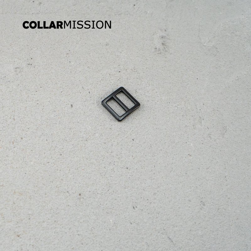 15mm Webbing Straps metal Slider Tri-Glid for bag cat dog leash backpacks accessory black RZK15H - Image 2