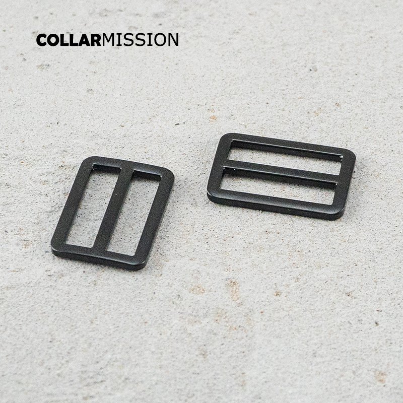 30mm Bag Strap Adjustment Buckle metal Slider Tri-Glid for bag cat dog leash backpacks accessory black RZK30H