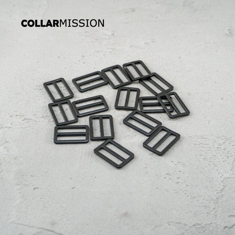 30mm Bag Strap Adjustment Buckle metal Slider Tri-Glid for bag cat dog leash backpacks accessory black RZK30H - Image 6