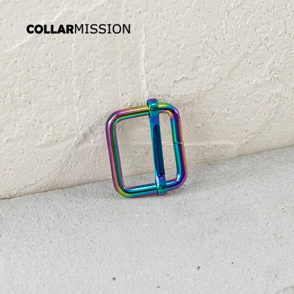25mm rainbow metal buckle, adjustable, durable, high-quality accessories for hand bags with DIY dog collar parts LXK25CH