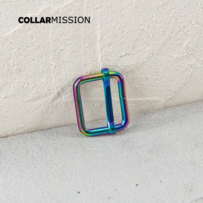 25mm rainbow metal buckle, adjustable, durable, high-quality accessories for hand bags with DIY dog collar parts LXK25CH