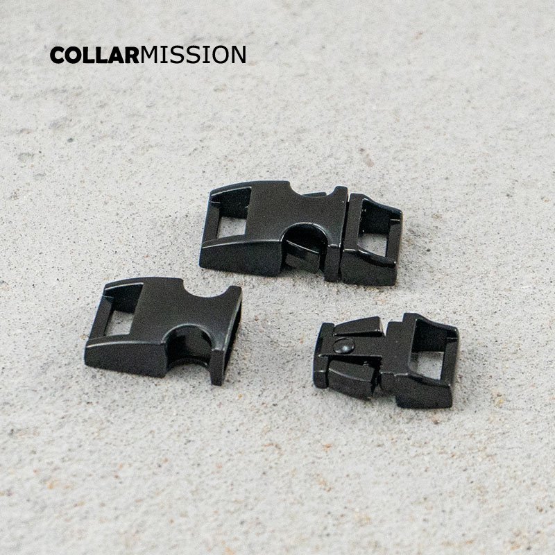 Retailing release buckle black 10mm strap webbing garments DIY pet collar parts durable security lock plated metal buckle CK10H02 - Image 7