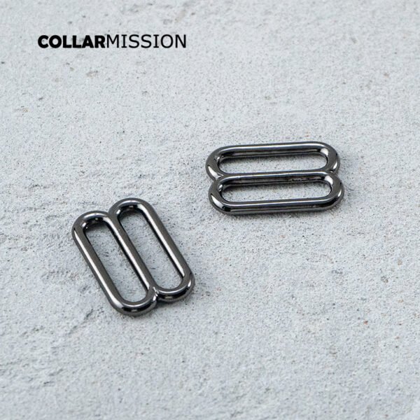 DIY dog collar For 30mm adjustable buckle loop for dog collar harness backpack strap accessory gun black BZK30QH
