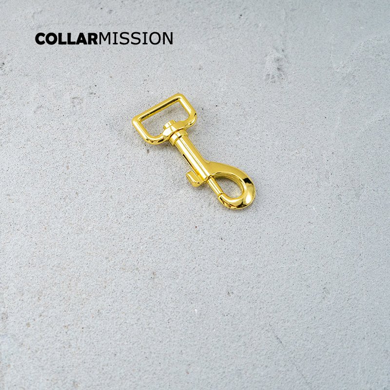 25mm high quality electroplated yellow gold metal parts for dog collar dog leash accessories PK25HJ - Image 2