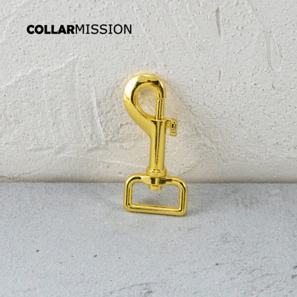 25mm high quality electroplated yellow gold metal parts for dog collar dog leash accessories PK25HJ