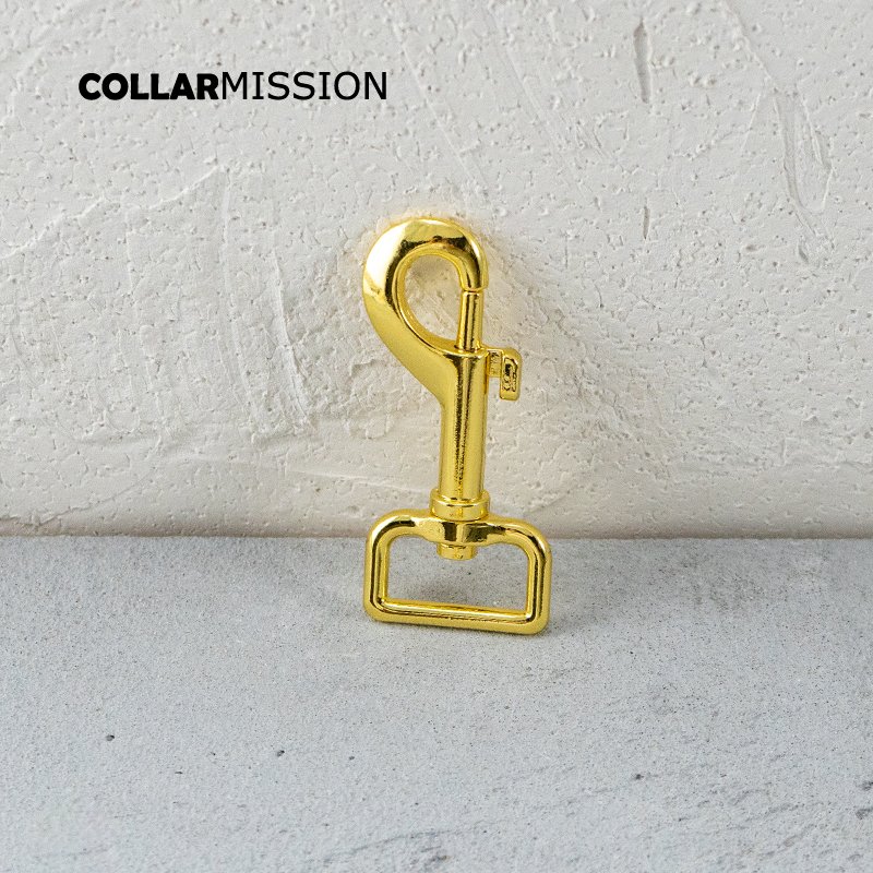 25mm high quality electroplated yellow gold metal parts for dog collar dog leash accessories PK25HJ