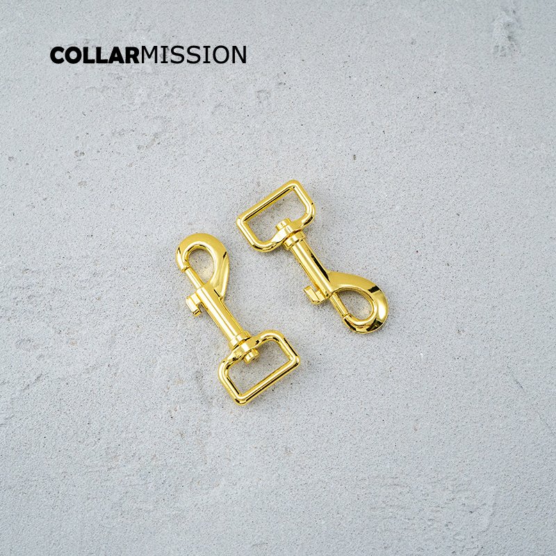 25mm high quality electroplated yellow gold metal parts for dog collar dog leash accessories PK25HJ - Image 3