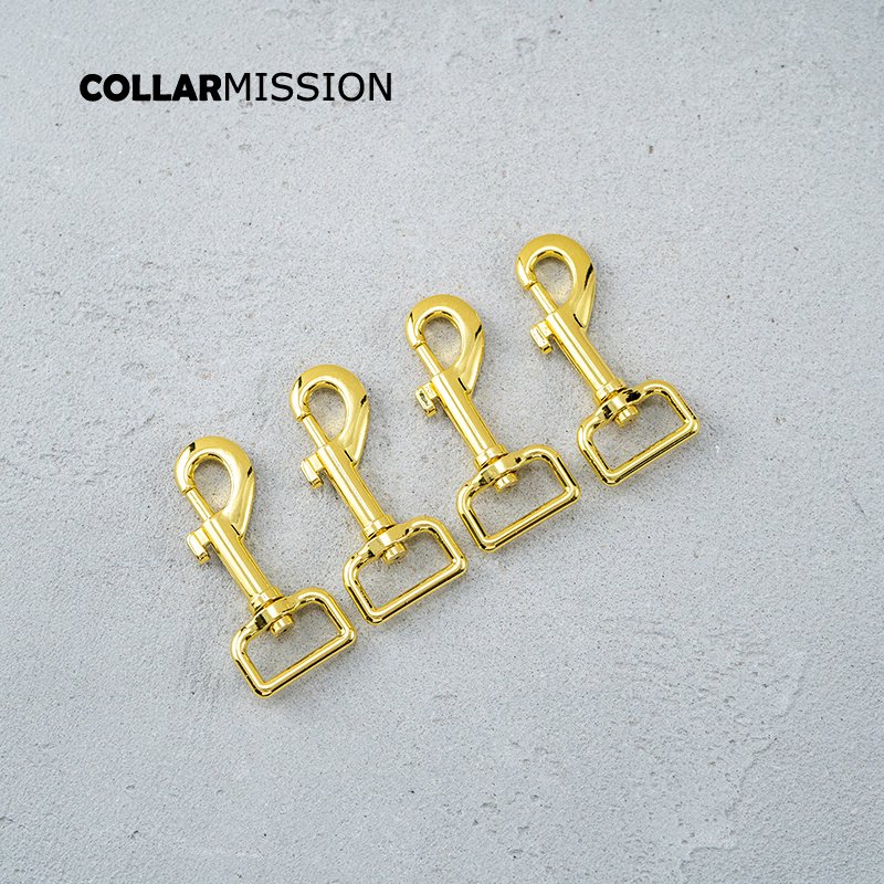 25mm high quality electroplated yellow gold metal parts for dog collar dog leash accessories PK25HJ - Image 4