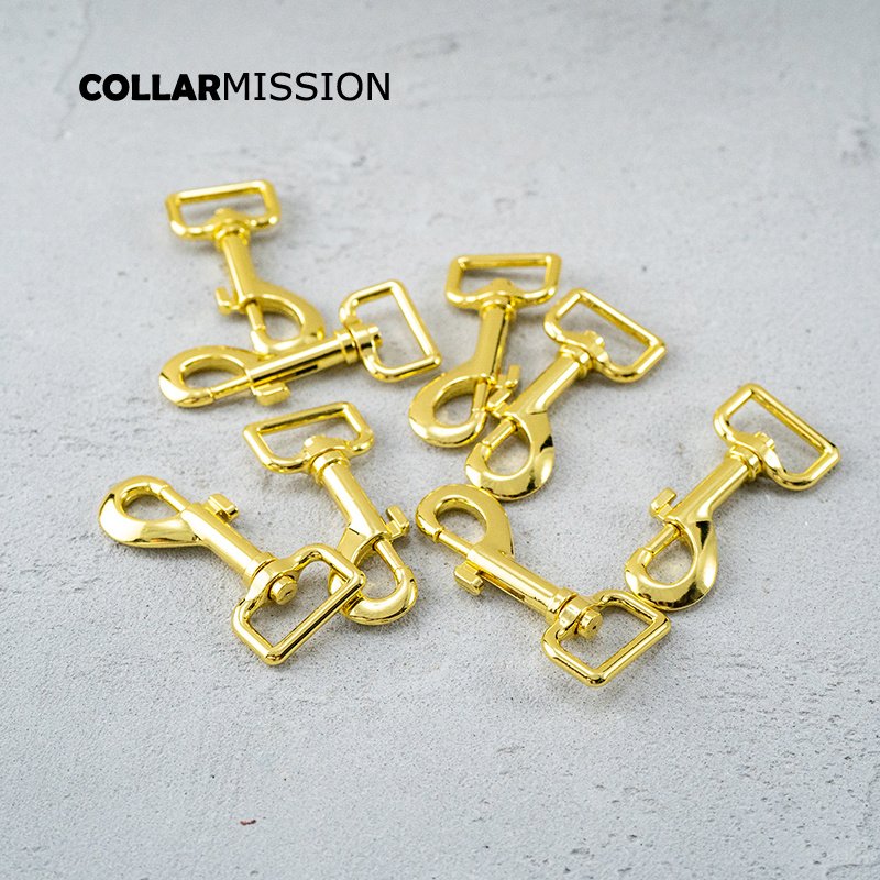 25mm high quality electroplated yellow gold metal parts for dog collar dog leash accessories PK25HJ - Image 7