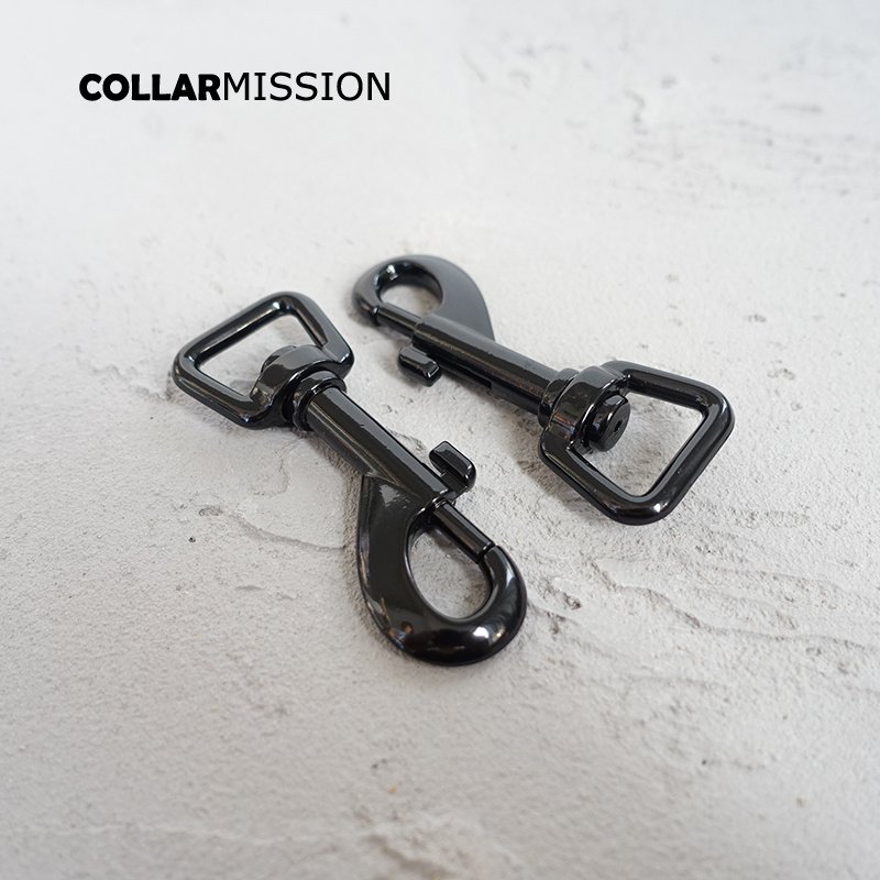 Heavy Duty DIY Dog Puppy Collar, Metal Buckles, Black Sewing, Swivel Clasp Paracord, Leathercraft, Handmade Accessories,,20mm - Image 3