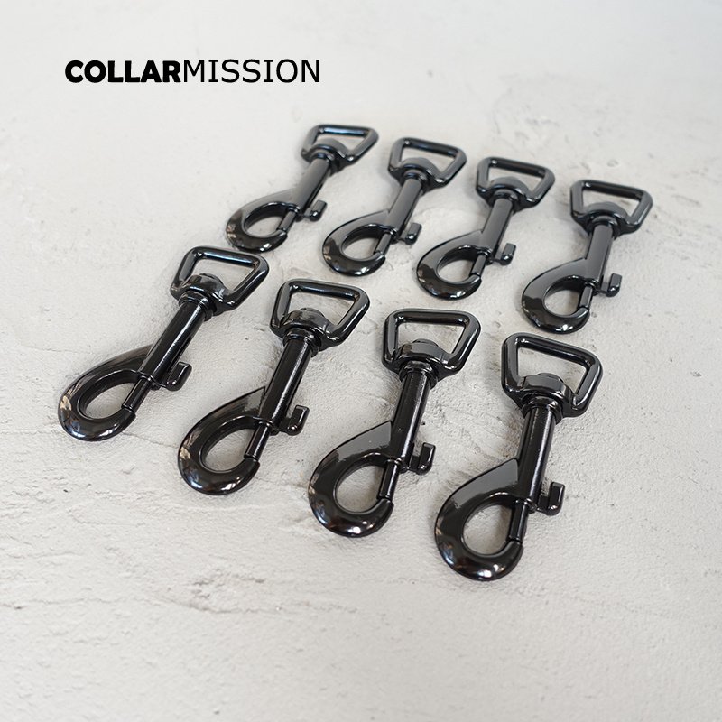 Heavy Duty DIY Dog Puppy Collar, Metal Buckles, Black Sewing, Swivel Clasp Paracord, Leathercraft, Handmade Accessories,,20mm - Image 5