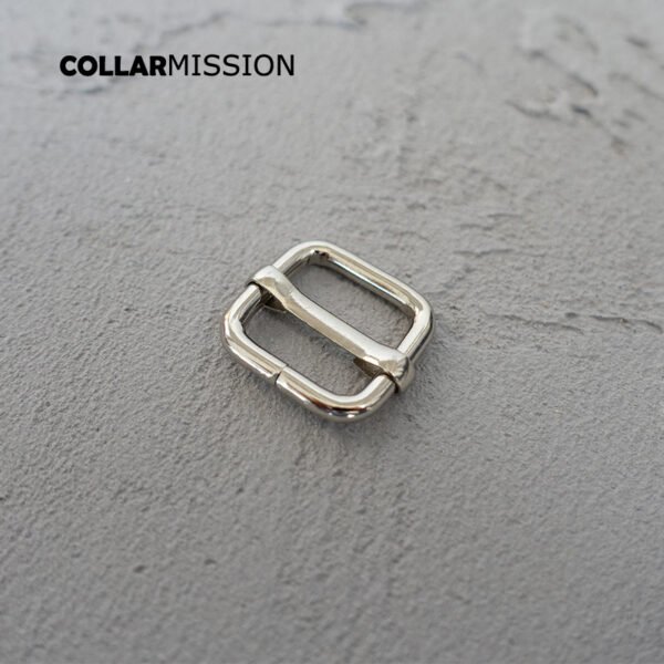 Plated Metal Adjustable Buckle, Dog Collar Accessories, Webbing Straps, Zinc Alloy, DIY Parts, High Quality, LXK15Y, 15mm