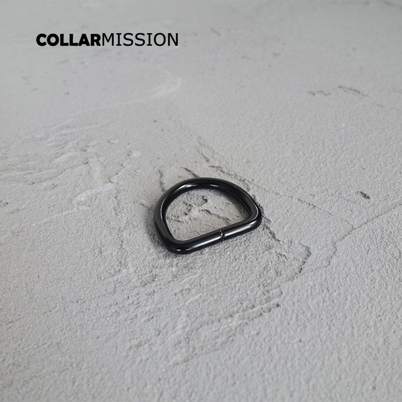 Metal D Rings for Pet Necklace, Webbing Strap, Leather Craft Bag Sewing, DIY Parts Accessory, Connect Buckle DK25H, Black, 25mm - Image 2