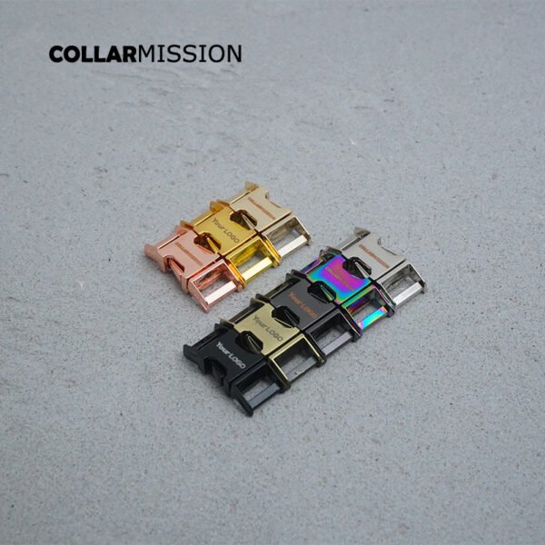 1pc Engraved side release buckle kirsite DIY dog collars accessory durable security retailing 10mm webbing strapping 8 kinds