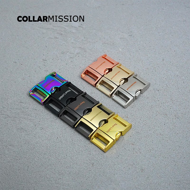 1pc Engraved Side release metal buckle kirsite DIY dog collars accessory durable security lock retailing 15mm webbing strapping 8 kinds - Image 6