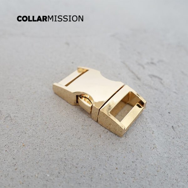 Metal side release curved buckles durable hardware for paracord security lock puppy cat collars diy parts Zinc Alloy CK15J02