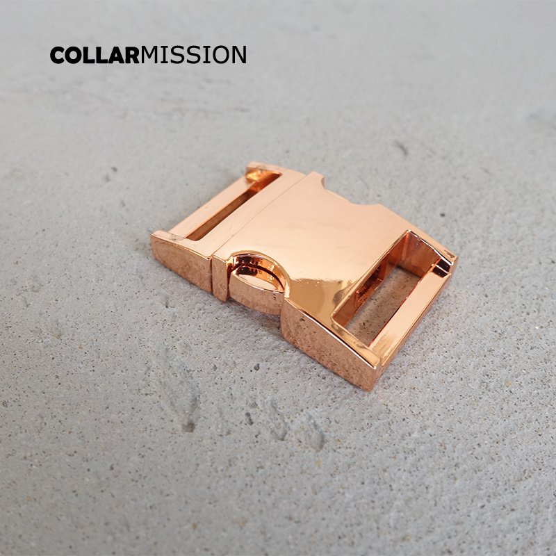 Retail metal side release curved buckles durable hardware strong security lock puppy cat collars diy parts Zinc Alloy CK20M02