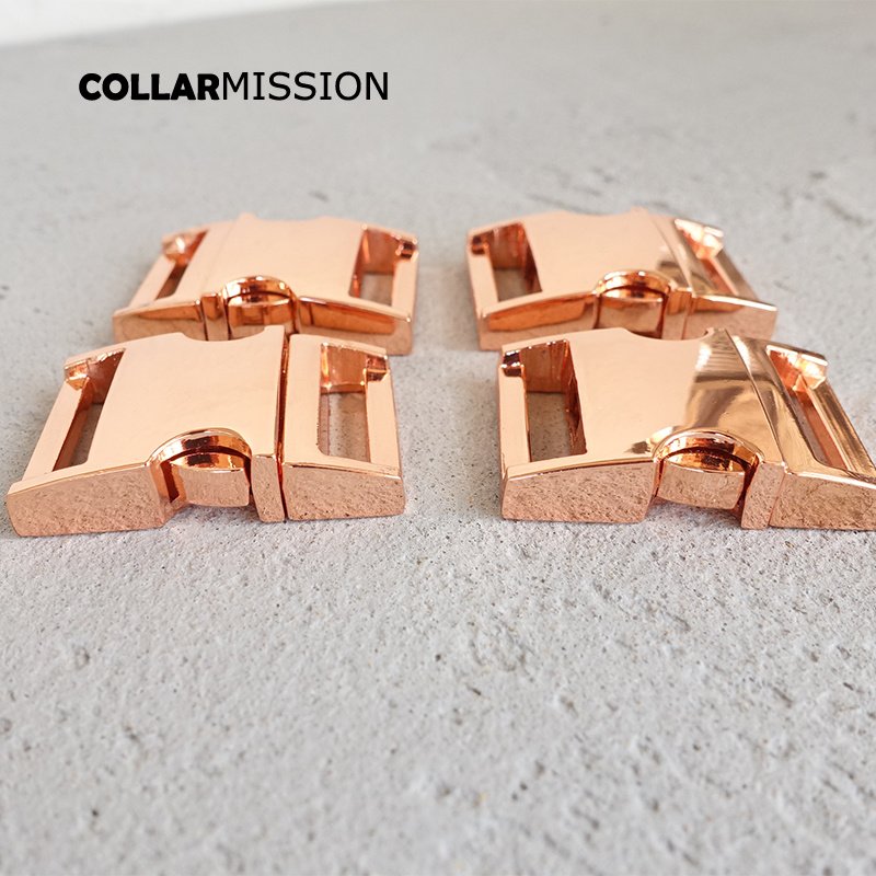 Retail metal side release curved buckles durable hardware strong security lock puppy cat collars diy parts Zinc Alloy CK20M02 - Image 2