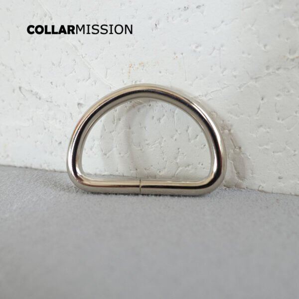 30mm Metal UnWelded Buckle Nickel Plated D Rings For Backpacks Straps Shoes Bags DIY Dog Collar Dee Buckles DIY Parts DK30Y