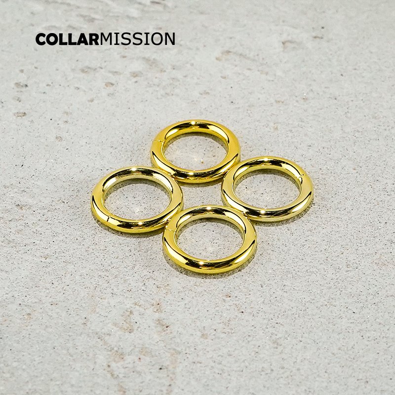 Pet clothing adjustable metal accessories 20mm yellow gold color clip DIY dog collar handbag bag accessories YH20HJ - Image 6