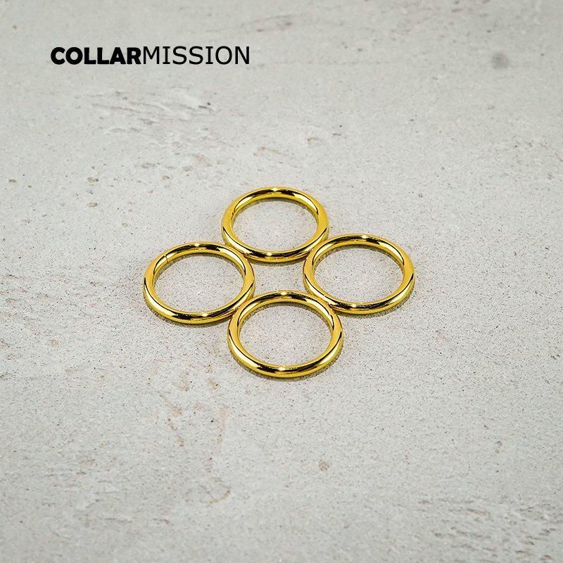 30mm adaptable buckle durable hardware used to connect leash bag dog leash DIY dog collar accessories yellow gold YH30HJ - Image 3