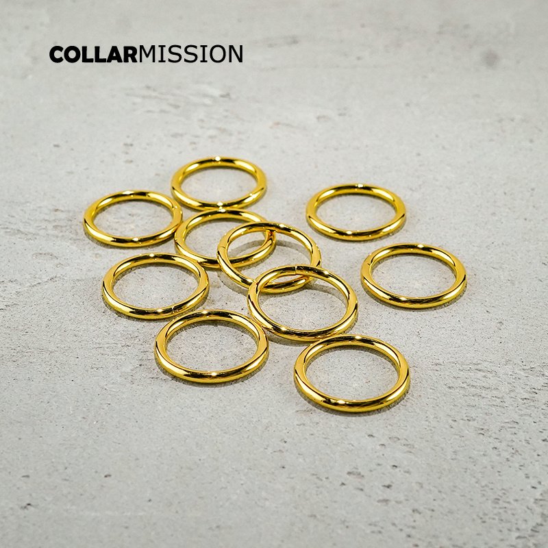 30mm adaptable buckle durable hardware used to connect leash bag dog leash DIY dog collar accessories yellow gold YH30HJ - Image 5