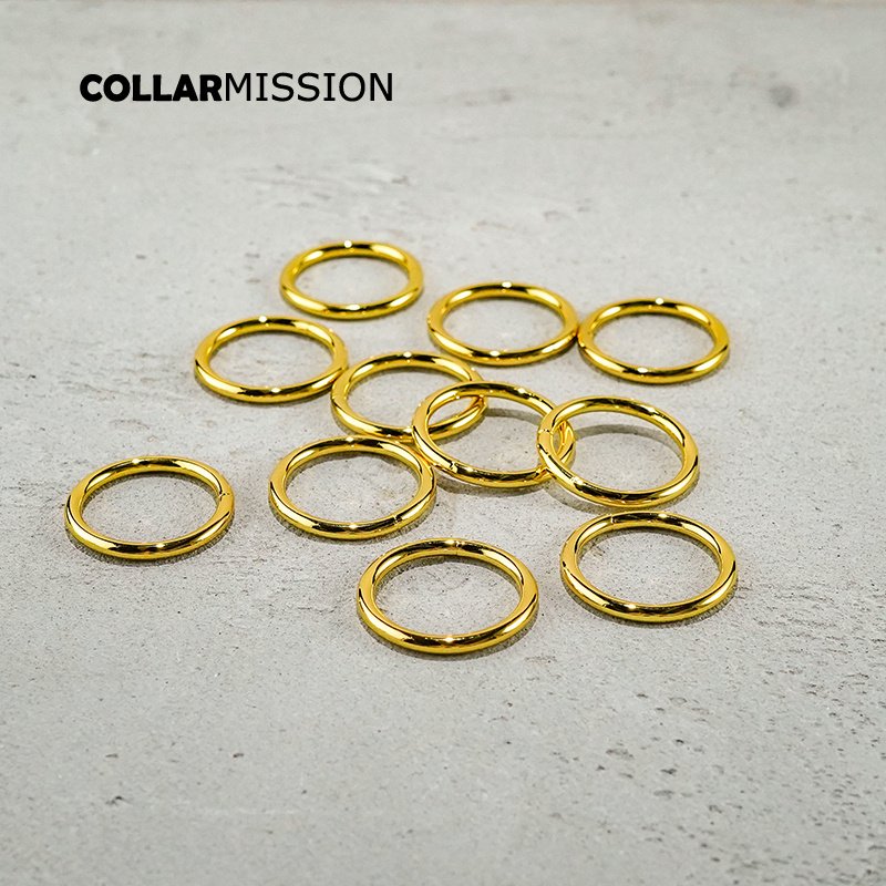 30mm adaptable buckle durable hardware used to connect leash bag dog leash DIY dog collar accessories yellow gold YH30HJ - Image 6